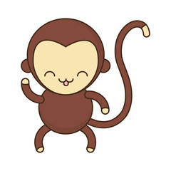 cute monkey icon