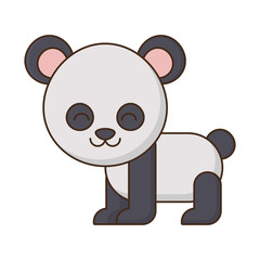 cute panda bear icon