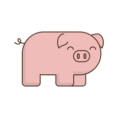 cute pig icon