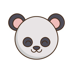 cute panda bear icon