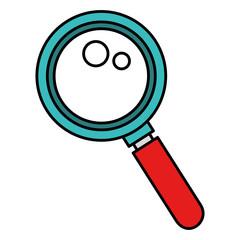 magnifying glass isolated icon