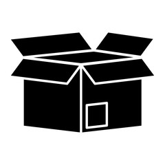 Delivery cardboard box icon vector illustration graphic design