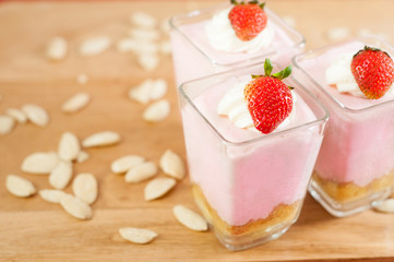Strawberry Mousse top