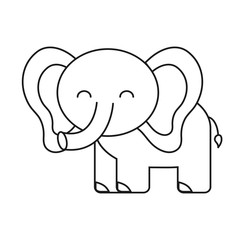 cute elephant icon