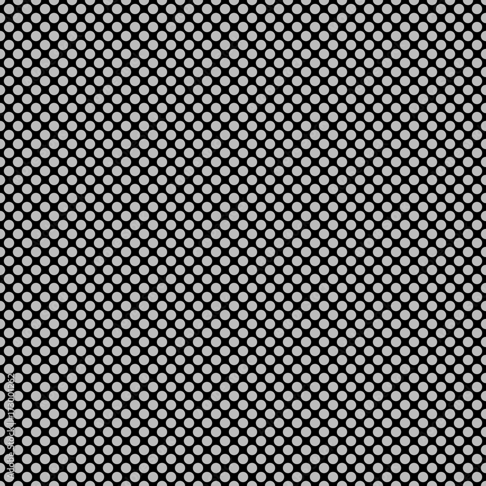 Poster seamless circle background - vector graphic design from colored dot pattern