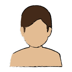 young man shirtless avatar character