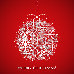 Red Christmas background