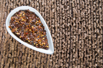 Drying and crushing of red chili