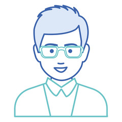 elegant businessman avatar character