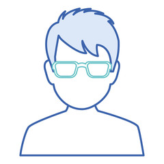 young man shirtless avatar character