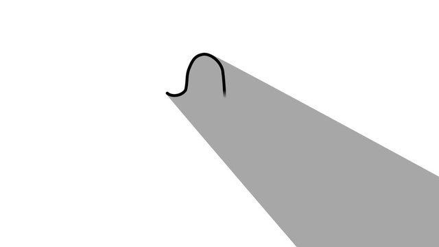 festive christmas candy cane in and out animation long shadow