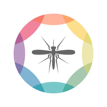 farbiges Icon - Mosquito