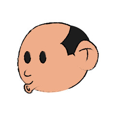 Cool guy cartoon icon vector illustration graphic design