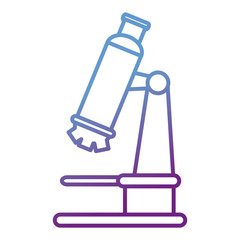microscope laboratory isolated icon