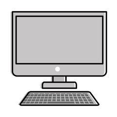 Fototapeta premium computer desktop isolated icon