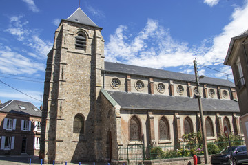 Fototapeta na wymiar Le Crotoy - Eglise saint Pierre - Somme - Haut de France