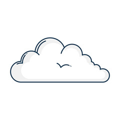 cloud sky isolated icon