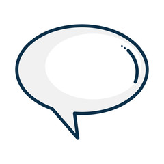 speech bubble isolated icon