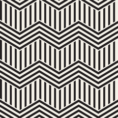 Vector seamless zigzag line pattern. Abstract stylish geometric background. Repeating lattice background