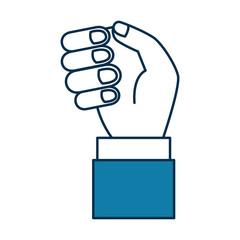 human hand catching icon