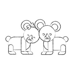 cute koala icon