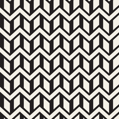 Vector seamless zigzag line pattern. Abstract stylish geometric background. Repeating lattice background