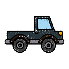 Pick up vehicle icon vector illustration graphic design