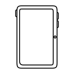 smartphone device isolated icon