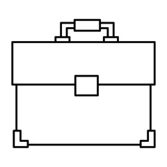 portfolio briefcase isolated icon