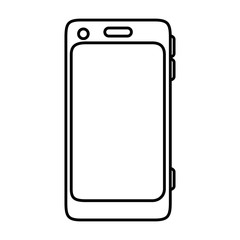 smartphone device isolated icon