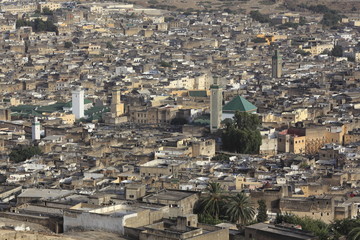 フェズ旧市街街並み