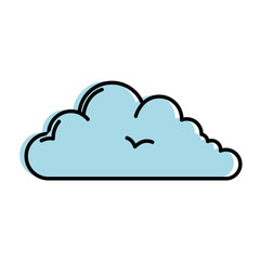 cloud sky isolated icon