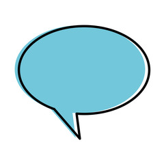 speech bubble isolated icon