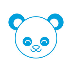 cute panda bear icon