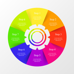 Vector infographic template.
