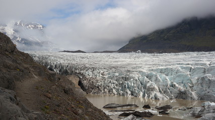 Svínafellsjökull glacier tongue, Iceland