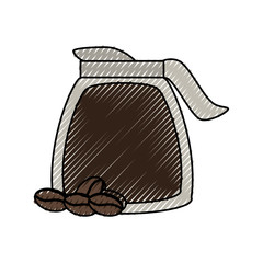 coffee jar vector illustration