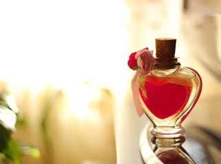 Heart shaped bottle