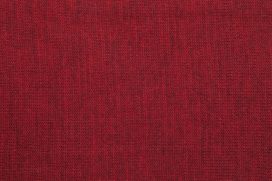 Red knitted melange textile pattern