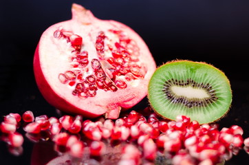 Granatapfel & Kiwi