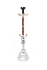 Obraz premium Colorful arabic hookah on white background. 