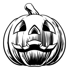 Fototapeta premium Halloween Pumpkin Illustration