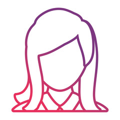 woman lawyer icon over white background vector illustration
