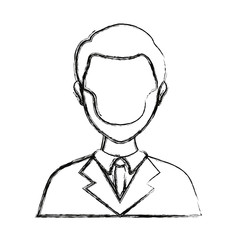 lawyer icon over white background vector illustration