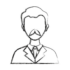 lawyer icon over white background vector illustration