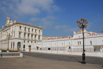 Style architectural à Alger la blanche, Algérie © Picturereflex