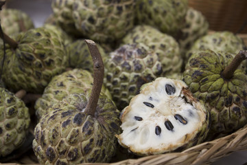 Indian fruit cherimoya