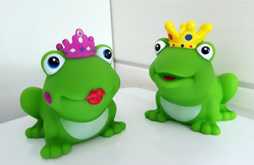 Frosch als Prinz und Prinzessin