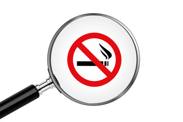 Lupe sucht/findet - Rauchen verboten