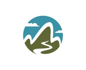 Fototapeta premium Mountain logo
